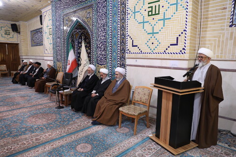 تصاویر/ آیین تکریم و معارفه معاونین آموزش و پژوهش حوزه های علمیه