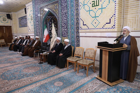 تصاویر/ آیین تکریم و معارفه معاونین آموزش و پژوهش حوزه های علمیه