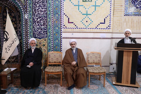 تصاویر/ آیین تکریم و معارفه معاونین آموزش و پژوهش حوزه های علمیه