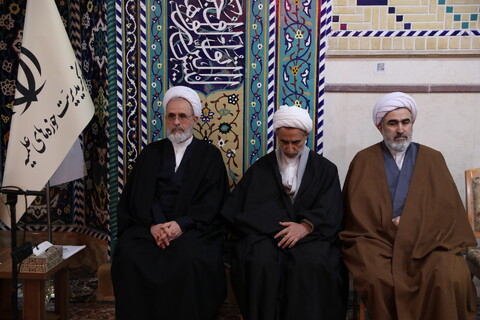 تصاویر/ آیین تکریم و معارفه معاونین آموزش و پژوهش حوزه های علمیه