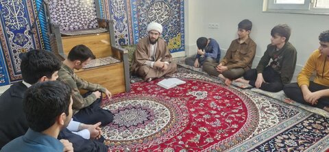 جلسه معراج السعاده مدرسه علمیه امام محمد باقر (ع) پارس آباد