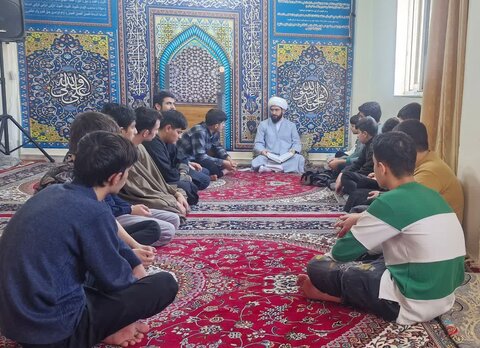 جلسه معراج السعاده مدرسه علمیه امام محمد باقر (ع) پارس آباد