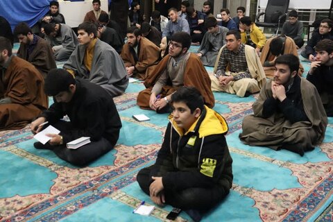 تصاویر/ مراسم استقبال از ماه مبارک رمضان در مدرسه علمیه امام خامنه‌ای ارومیه