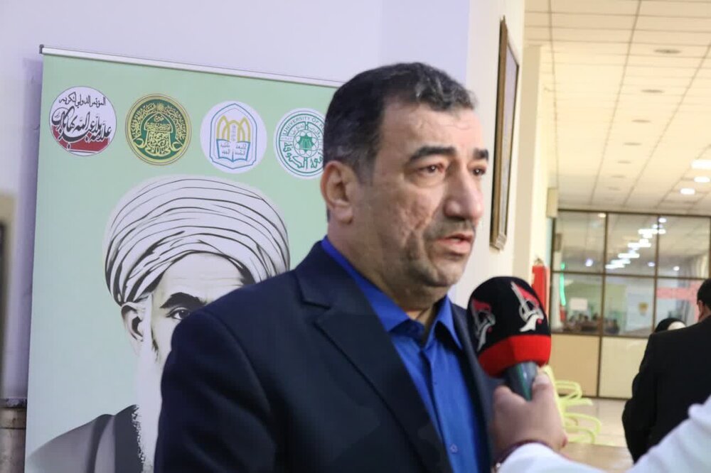 في كلمته الترحيبية.. عميد كلية الفقه في جامعة الكوفة يشيد بدور العلامة البهابادي في نشر علوم أهل البيت (ع)