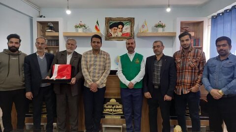 تصاویر/طرح «نشان ارادت» عتبات عالیات در مدارس آران و بیدگل