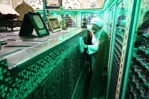 مراسم غبارروبی ضریح مطهر امامزاده عباس (ع) ساری