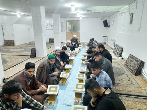 تصاویر/ برگزاری محفل قرآنی مدرسه علمیه امام صادق علیه‌السلام بیجار