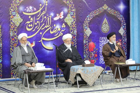 مراسم افتتاحیه جلسات رمضانیه در دفتر نماینده ولی فقیه در استان یزد