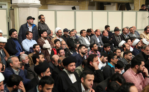 تصاویر/ مراسم انس با قرآن در اولین روز از ماه مبارک رمضان با حضور رهبر انقلاب