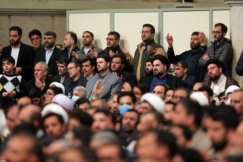 تصاویر/ مراسم انس با قرآن در اولین روز از ماه مبارک رمضان با حضور رهبر انقلاب