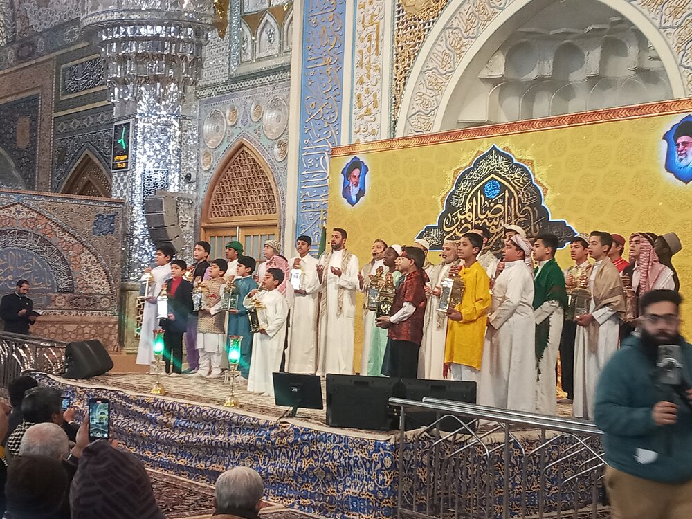 مراسم استقبال از ماه مباه مبارک رمضان در حرم رضوی