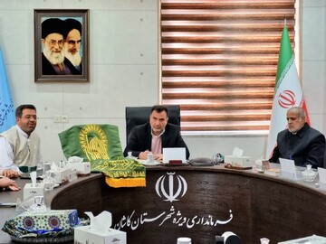 اعضای کانون‌های خدمت رضوی کاشان با فرماندار دیدار کردند