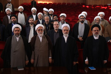 تصاویر / دیدار همکاران مدیریت حوزه علمیه قم با آیت الله اعرافی