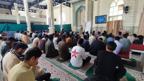 تصاویر/ محفل جزء خوانی قرآن کریم در مدرسه علمیه صاحب الزمان (عج) بشاگرد