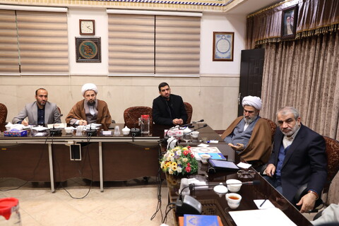 تصاویر/ نشست فرایند ارتباطات و تعاملات حوزه با پژوهشکده شورای نگهبان