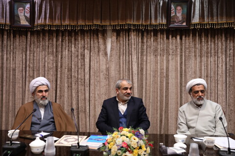 تصاویر/ نشست فرایند ارتباطات و تعاملات حوزه با پژوهشکده شورای نگهبان