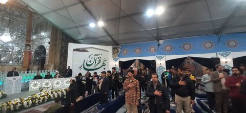 تصاویر / مراسم محفل انس با قرآن ومناجات خوانی در آستان مقدس امام زاده حسین علیه الاسلام قزوین