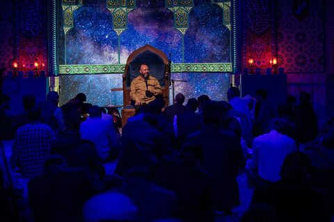 مراسم ویژه ماه مبارک رمضان در هیئت انصار ولایت یزد