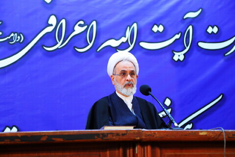 تصاویر / مراسم دیدار همکاران محترم مدیریت حوزه علمیه قم با آیت الله اعرافی