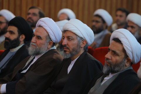 تصاویر / مراسم دیدار همکاران محترم مدیریت حوزه علمیه قم با آیت الله اعرافی