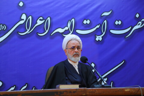 تصاویر / مراسم دیدار همکاران محترم مدیریت حوزه علمیه قم با آیت الله اعرافی