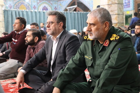 حضور فرمانده سپاه حضرت ولیعصر(عج) خوزستان و مدیرکل صدا و سیمای استان