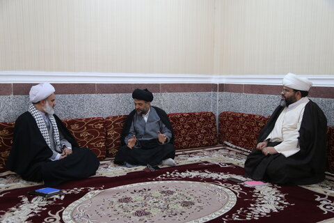 دیدار مدیر حوزه علمیه خوزستان با امام جمعه شهرستان هویزه
