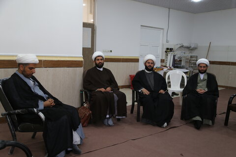 تصاویر/دیدار مدیر حوزه علمیه خوزستان با اساتید و کادر مدرسه علمیه رضویه هویزه