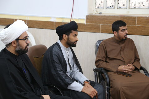 تصاویر/دیدار مدیر حوزه علمیه خوزستان با اساتید و کادر مدرسه علمیه رضویه هویزه