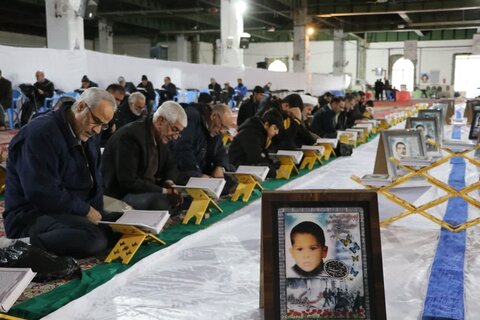 تصاویر برگزاری مراسم جزخوانی قرآن کریم در بروجرد