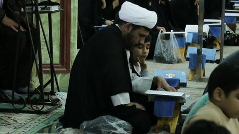 تصاویر/آیین جزء خوانی قرآن کریم در هلال بن علی