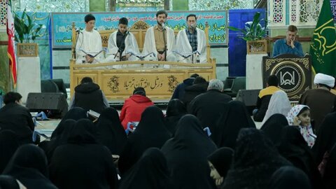 تصاویر/آیین جزء خوانی قرآن کریم در هلال بن علی