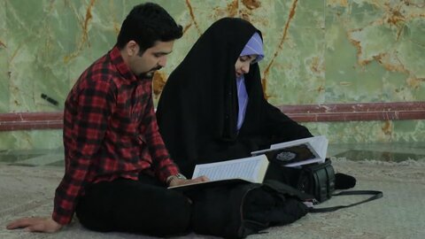 تصاویر/آیین جزء خوانی قرآن کریم در هلال بن علی