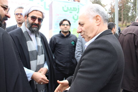 حضور مدیر حوزه علمیه استان تهران در مراسم روز درخت کاری و هفته منابع طبیعی