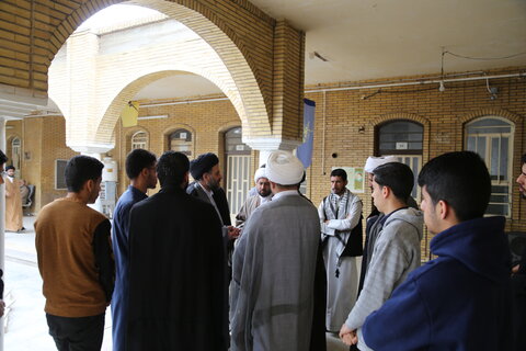 تصاویر/نشست صمیمانه مدیر حوزه علمیه خوزستان با طلاب مدرسه امام صادق(ع) شهرستان سوسنگرد