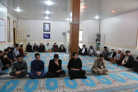 تصاویر/نشست صمیمانه مدیر حوزه علمیه خوزستان با طلاب مدرسه امام صادق(ع) شهرستان سوسنگرد
