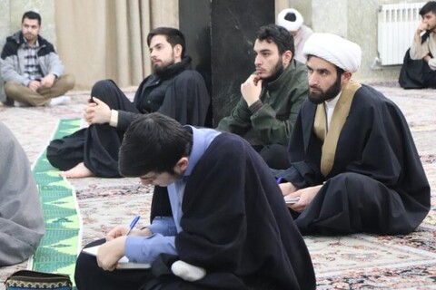 جلسه اخلاق در حوزه علمیه بناب