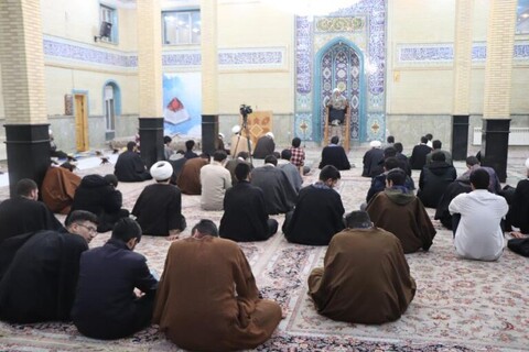 جلسه اخلاق در حوزه علمیه بناب