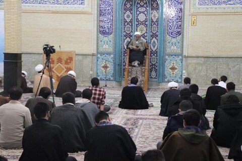 جلسه اخلاق در حوزه علمیه بناب