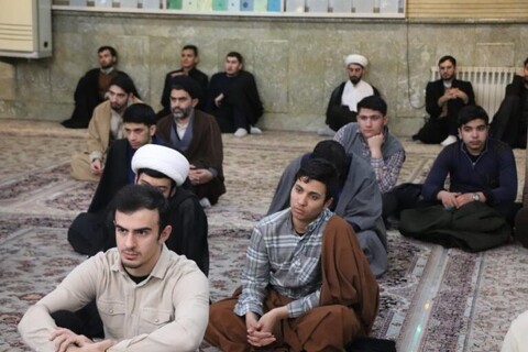 جلسه اخلاق در حوزه علمیه بناب