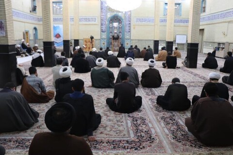 جلسه اخلاق در حوزه علمیه بناب