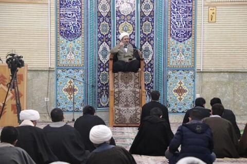 جلسه اخلاق در حوزه علمیه بناب