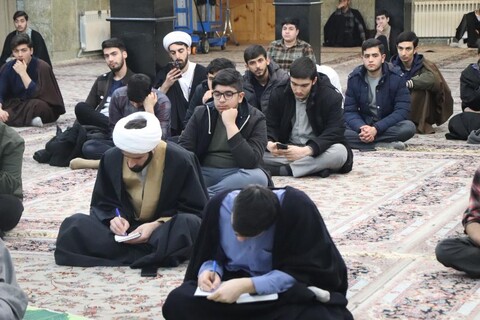 جلسه اخلاق در حوزه علمیه بناب