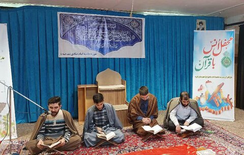 تصاویر/برنامه جزء خوانی روزانه طلاب مدرسه علمیه امام صادق (ع) شهرستان قروه