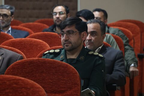 مراسم تکریم و معارفه مسئول معاونت اجتماعی سپاه ثارالله استان کرمان