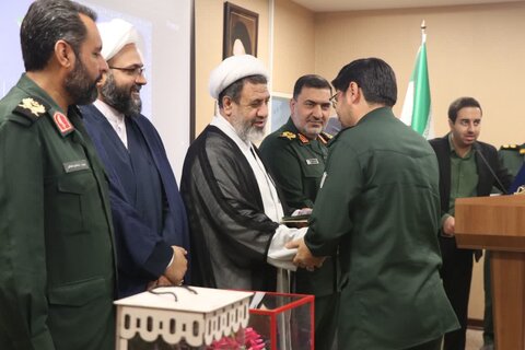 مراسم تکریم و معارفه مسئول معاونت اجتماعی سپاه ثارالله استان کرمان