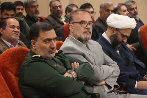 مراسم تکریم و معارفه مسئول معاونت اجتماعی سپاه ثارالله استان کرمان