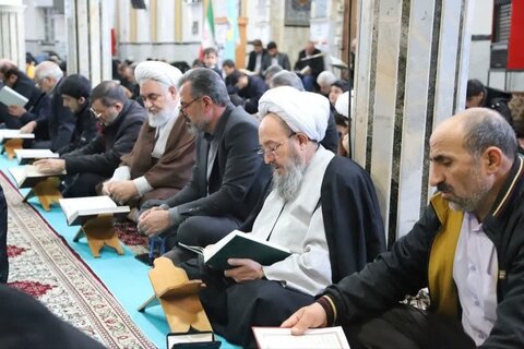 تصاویر/ مراسم جمع خوانی قرآن کریم در شاهین دژ
