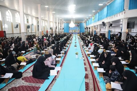 تصاویر/ مراسم جمع خوانی قرآن کریم در شاهین دژ