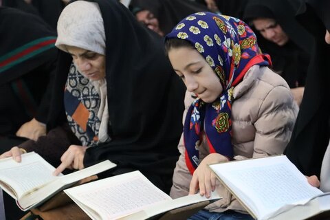 تصاویر/ مراسم جمع خوانی قرآن کریم در شاهین دژ
